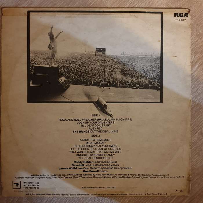 Slade  Till Deaf Do Us Part   Vinyl LP Record - Very-Good+ Quality (VG+)