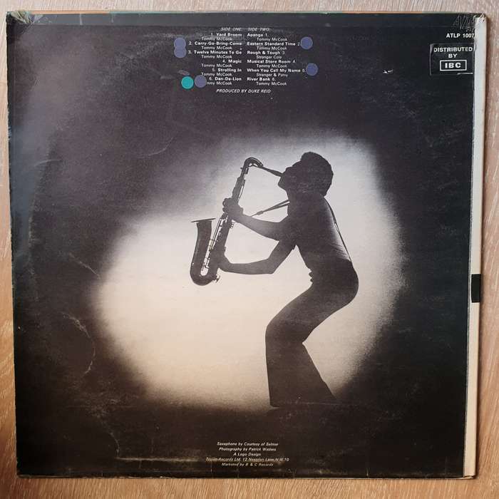 Tommy McCook  Tommy McCook  Vinyl LP Record - Opened  - Good+ Quality (G+)