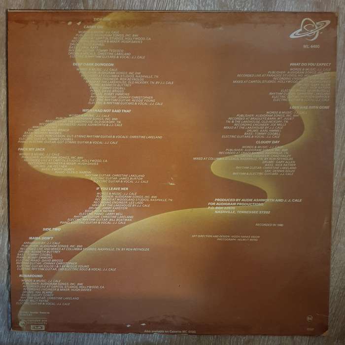 J.J. Cale  Shades - Vinyl LP Record - Very-Good+ Quality (VG+)