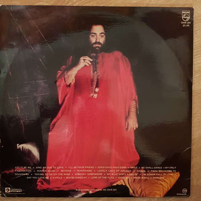 Demis Roussos  An Evening With - Vinyl LP Record - Very-Good+ Quality (VG+)