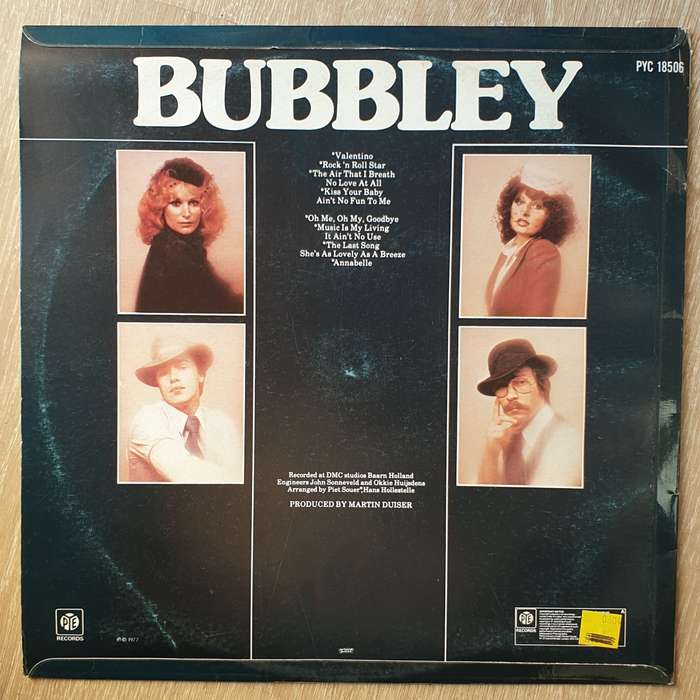 Bubbley  Bubbley - Vinyl  Record - Very-Good+ Quality (VG+)