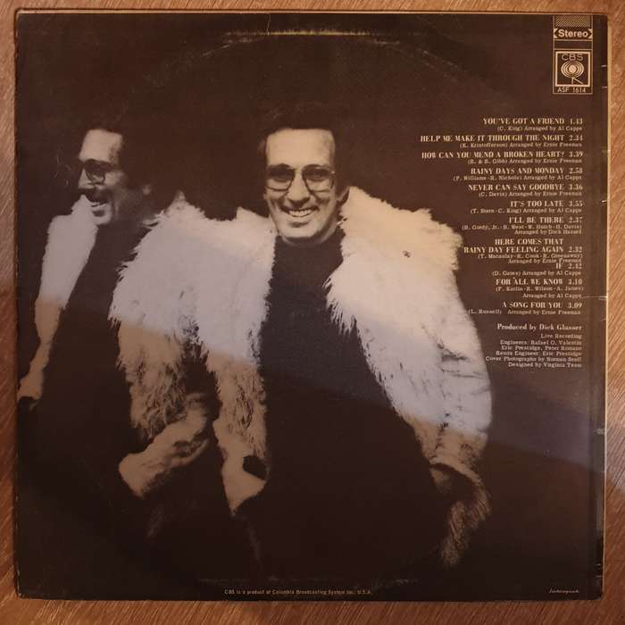 Andy Williams  You've Got A Friend -  Vinyl LP Record - Very-Good+ Quality (VG+)