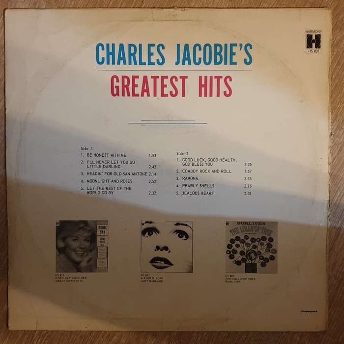 Charles Jacobie's Greatest Hits - Vinyl LP Record - Opened  - Good+ Quality (G+)