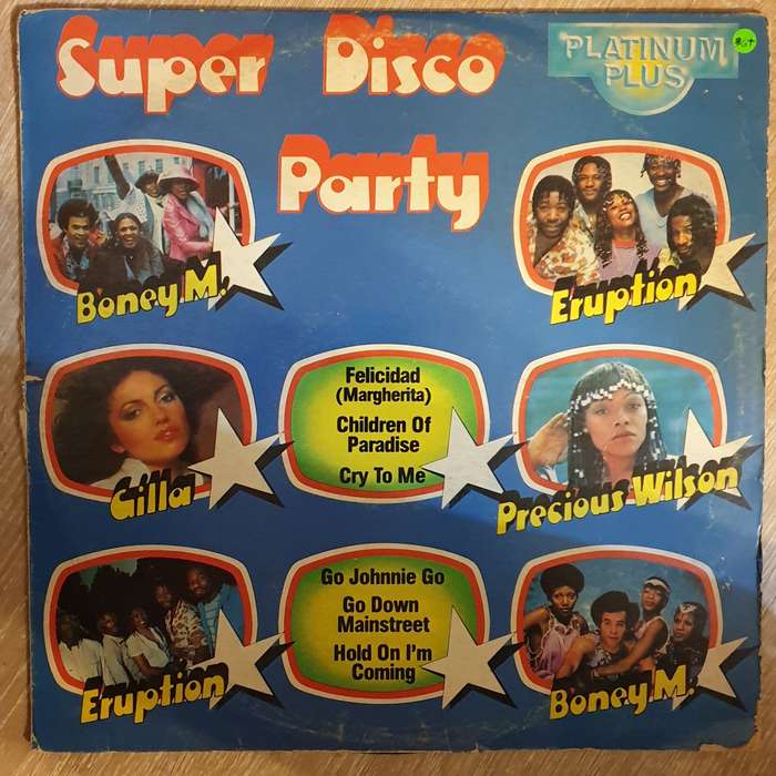 Super Disco Party - Original Artists - Various Artists   Vinyl LP Record (G+)