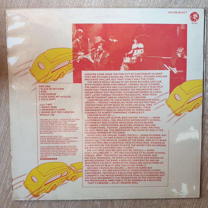 Caravan  Caravan -  Vinyl LP Record - Very-Good+ Quality (VG+)