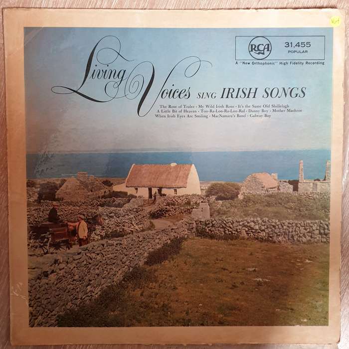 Living Voices SIng Irish Songs -  Vinyl LP Record  - Very-Good+ Quality (VG+)