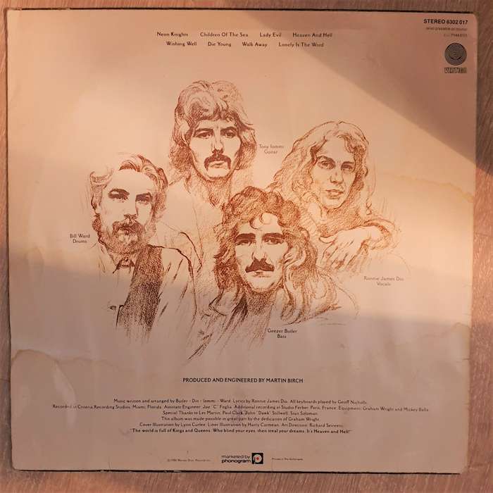 Black Sabbath  Heaven And Hell (Netherlands) - Vinyl LP Record - Opened  - Very-Good Qualit...