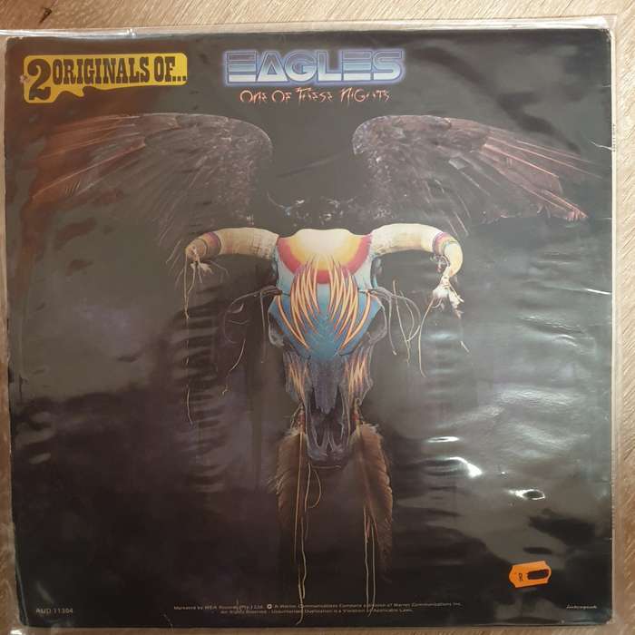 Eagles - On the Border and One Of These Nights Double Vinyl LP Record Set - Very-Good+ Quality (VG+)