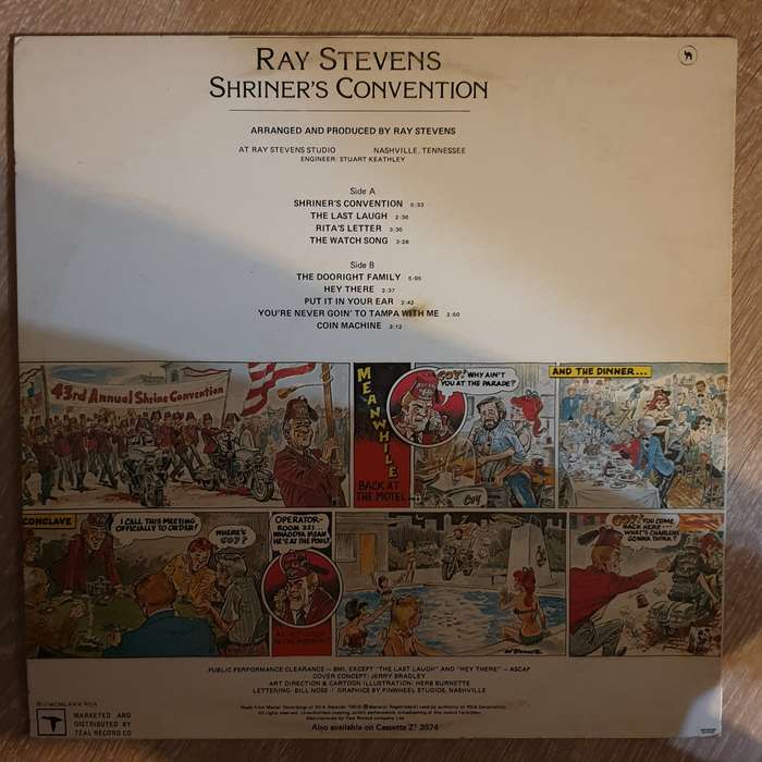 Ray Stevens  Shriner's Convention - Vinyl LP Record - Very-Good+ Quality (VG+)