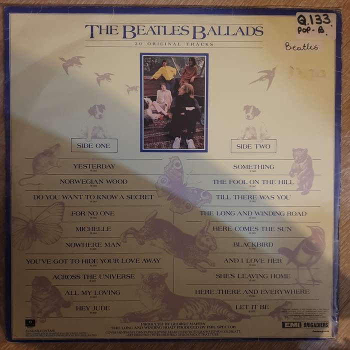 Beatles Ballads - 20 Original Tracks  - Vinyl LP Record - Opened  - Very-Good Quality (VG)