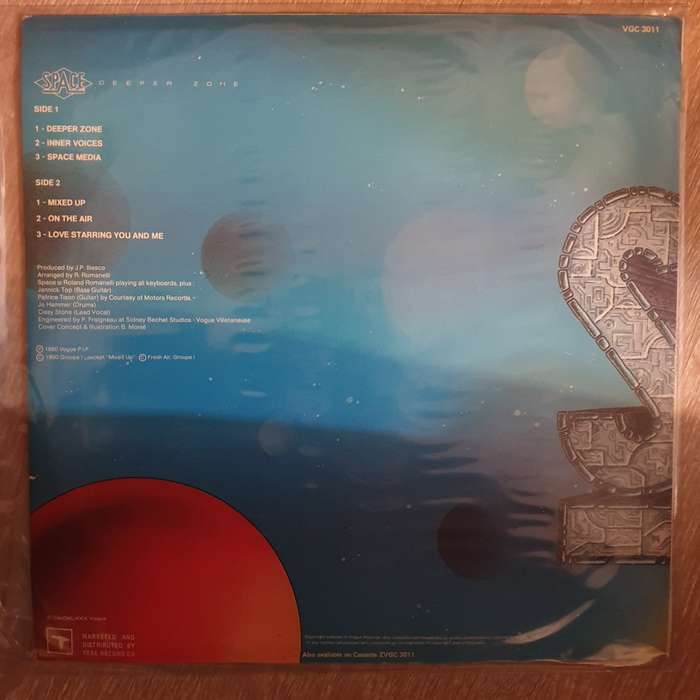 Space - Deeper Zone - Vinyl LP Record - Opened  - Very-Good+ Quality (VG+)