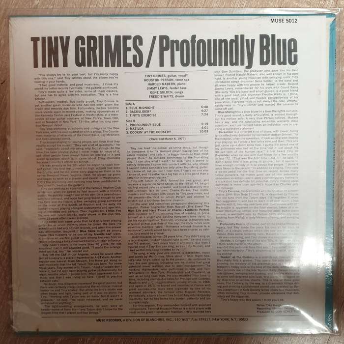 Tiny Grimes  Profoundly Blue - Vinyl LP Record - Sealed