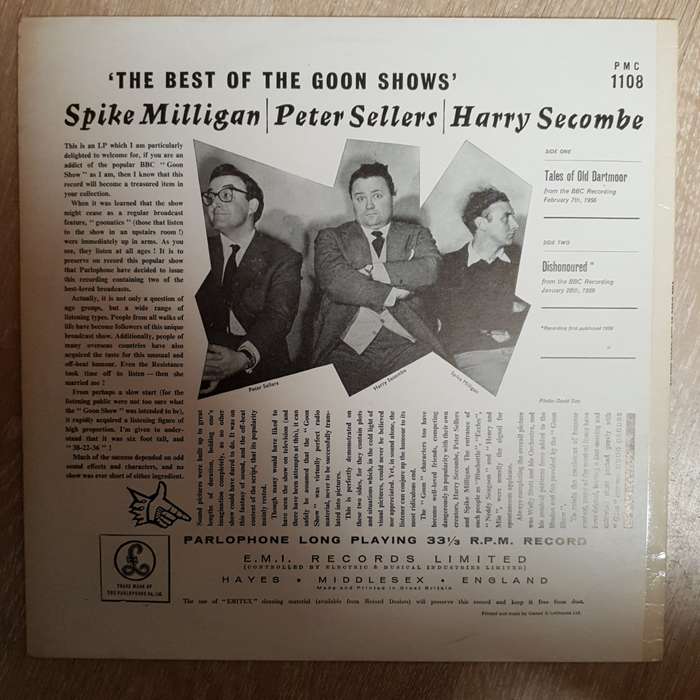 The Best Of The Goon Shows  - Vinyl LP Record - Opened  - Very-Good- Quality (VG-)