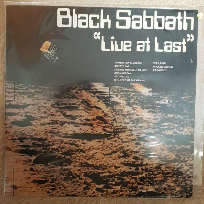 Black Sabbath  Live At Last... - Vinyl Record - Very-Good+ Quality (VG+)