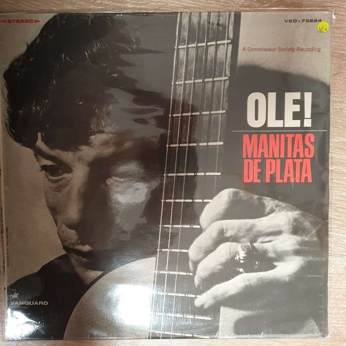 Manitas De Plata  Ole! - (A Connoisseue Society Recording) - Vinyl LP Record (VG+)