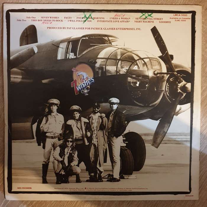 Night Ranger  7 Wishes - Vinyl LP Record - Opened  - Very-Good+ Quality (VG+)