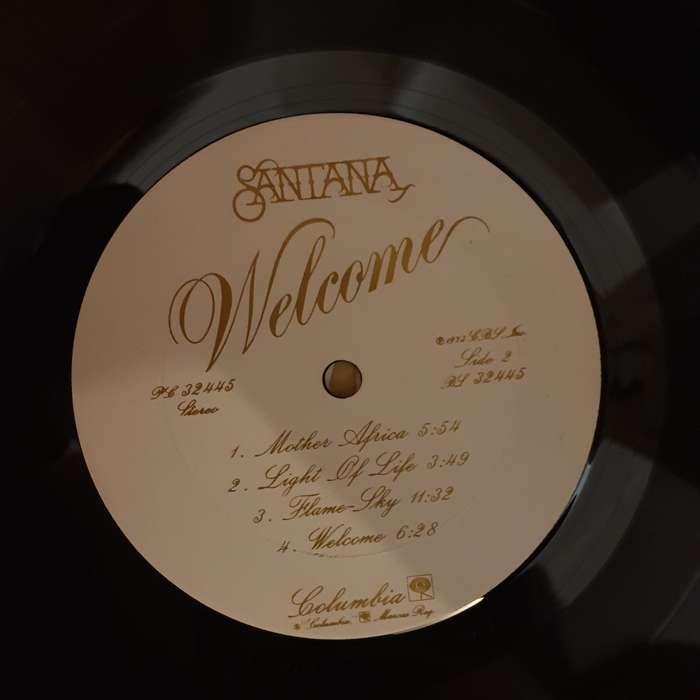 Santana  Welcome -  Vinyl LP Record - Very-Good+ Quality (VG+)
