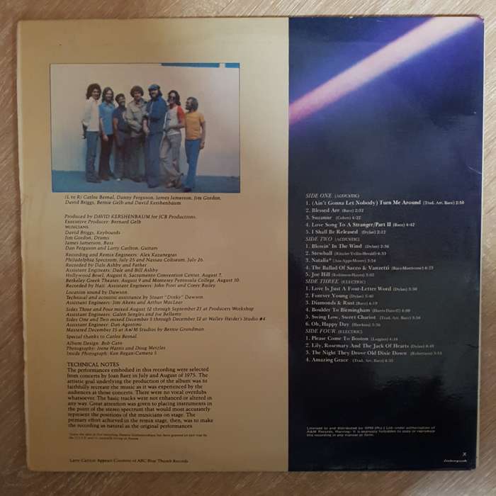 Joan Baez  From Every Stage - Vinyl LP Record - Very-Good+ Quality (VG+)
