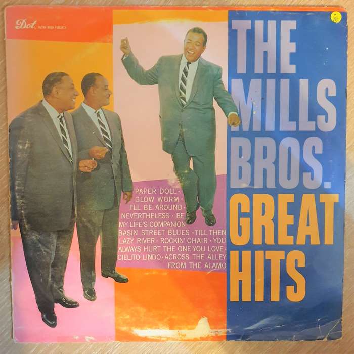 The Mills Brothers  Great Hits -  Vinyl LP Record - Opened  - Very-Good Quality (VG)