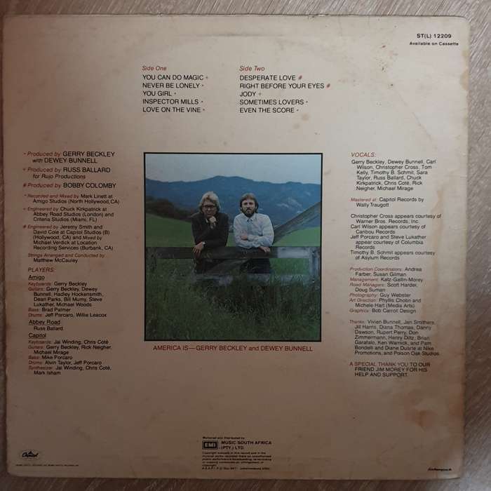 America - View From The Ground - Vinyl LP Record  - Very-Good+ Quality (VG+)