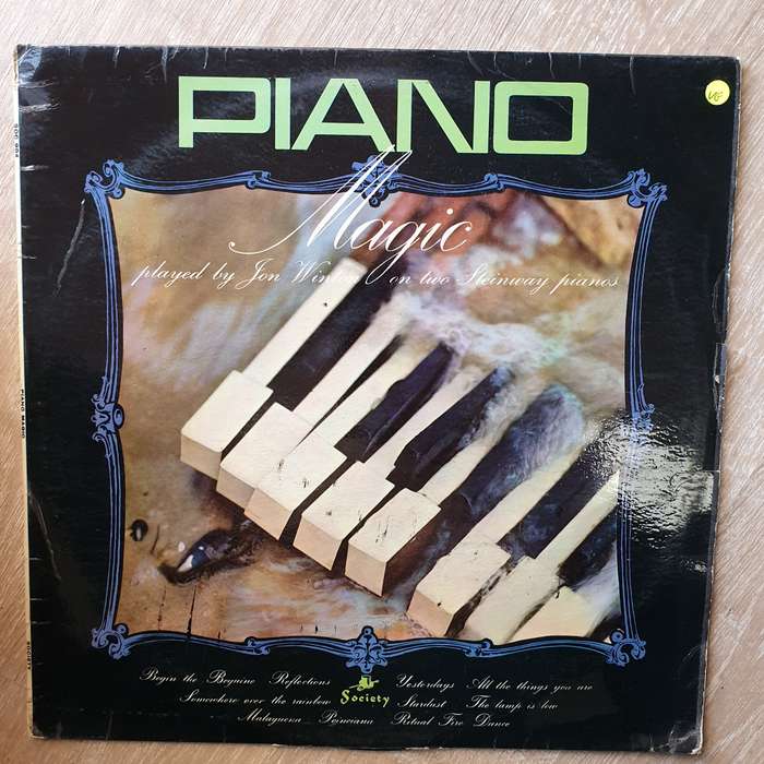 Jon Winton - Piano Magic - Opened - Vinyl LP Record  - Very-Good Quality (VG)