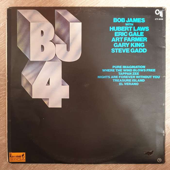 Bob James 4  - BJ4  Vinyl LP Record - Good+ Quality (G+)