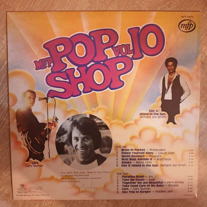Pop Shop Vol 10 - Original Artists - Vinyl LP Record - Opened  - Very-Good+ Quality (VG+)