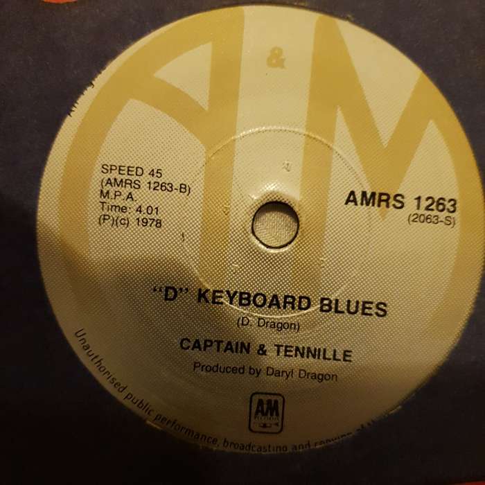 Captain & Tennille  You Never Done It Like That - Vinyl 7" Record - Very-Good+ Quality (VG+)