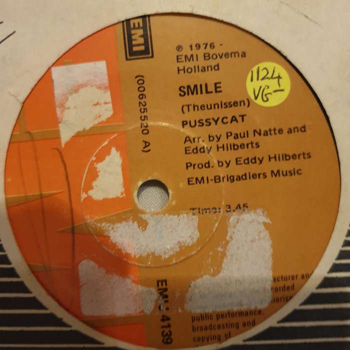 Pussycat  Smile - Vinyl 7" Record - Very-Good- Quality (VG-)