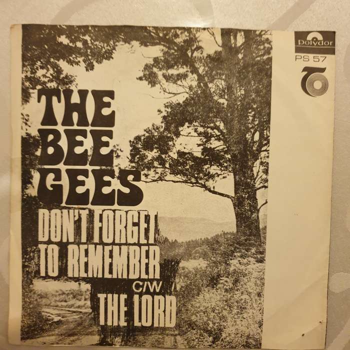 Bee Gees  Don't Forget To Remember  - Vinyl 7" Record - Opened  - Very-Good Quality (VG)
