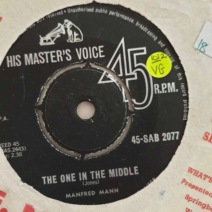 Manfred Mann  No Living Without Loving - Vinyl 7" Record - Very-Good- Quality (VG-)