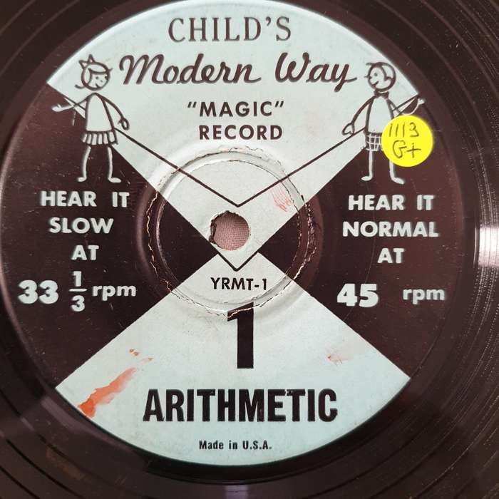Child's Modern Way - Arithmetic 1 - Vinyl 7" Record - Opened  - Good+ Quality (G+)