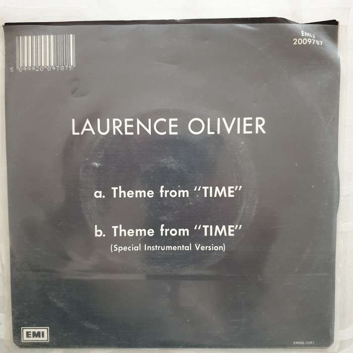 Laurence Olivier  The Theme From 'Time' The Musical - Vinyl 7" Record - Very-Good+ Quality ...