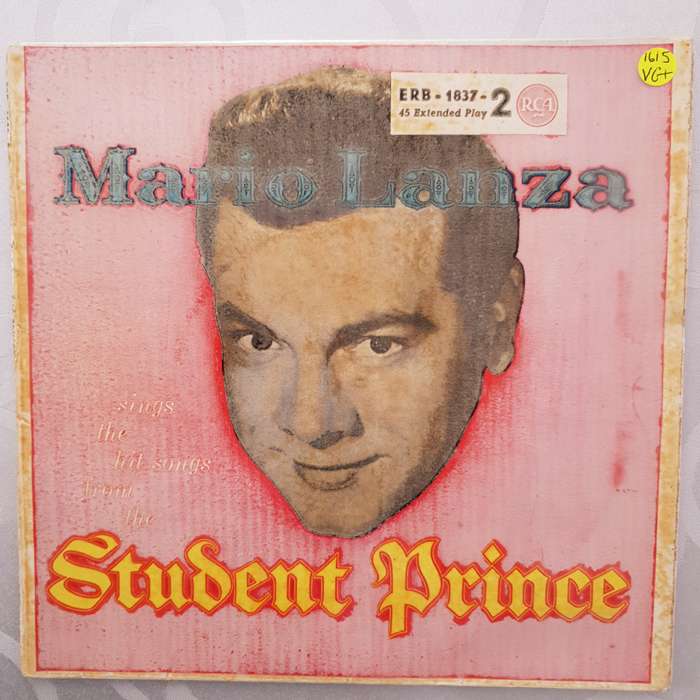 Mario Lanza  Mario Lanza Sings The Hit Songs From The Student Prince - Vinyl 7" Record - Ve...