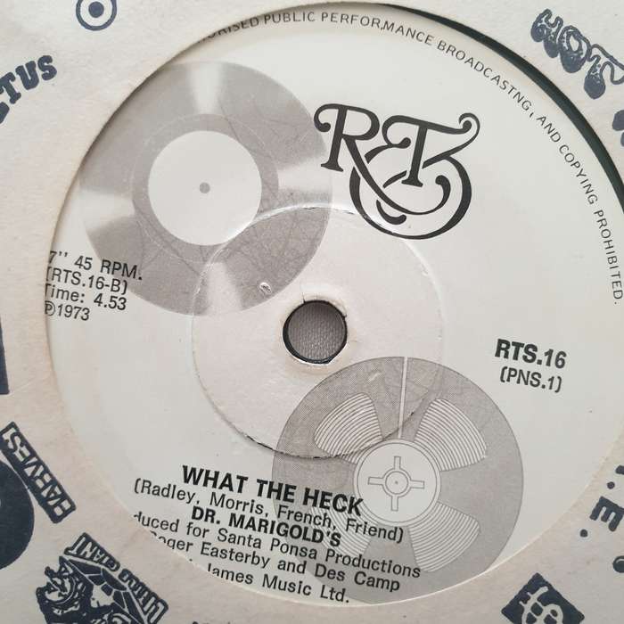 Dr. Marigold's  Hello Girl / What The Heck - Vinyl 7" Record - Opened  - Very-Good Quality ...