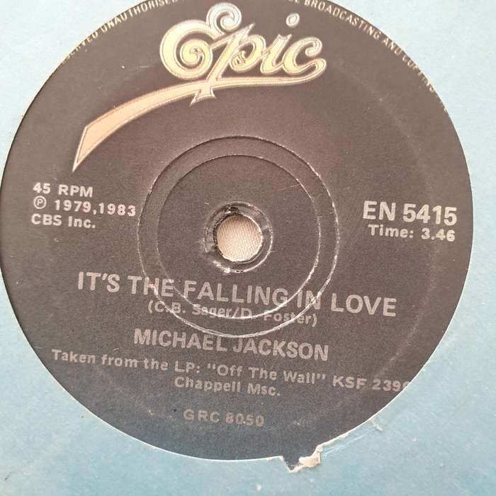 Michael Jackson  Billie Jean - Vinyl 7" Record - Very-Good+ Quality (VG+)