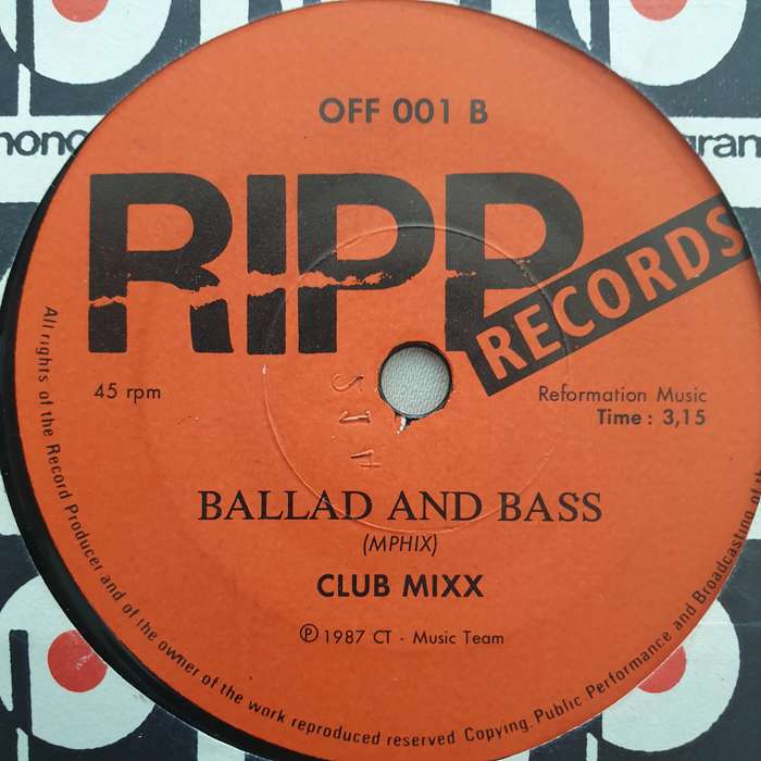 Club Mixx  Through The Barricades - Vinyl 7" Record - Very-Good+ Quality (VG+)