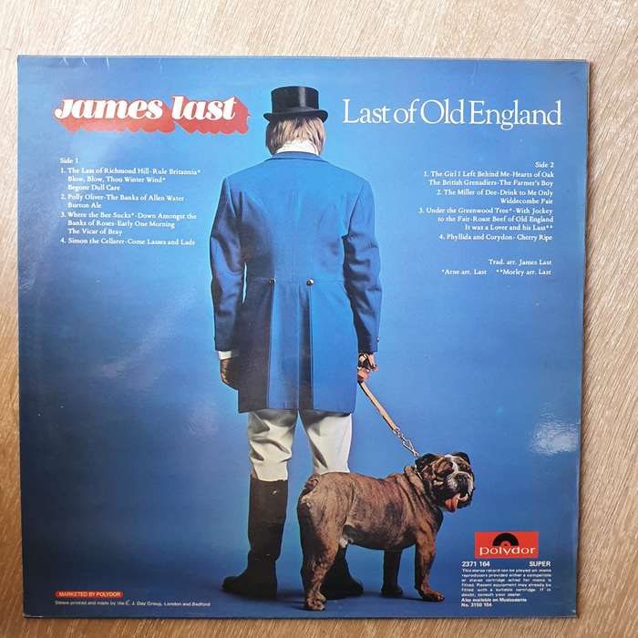 James Last  Last Of Old England - Vinyl LP Record  - Very-Good+ Quality (VG+)