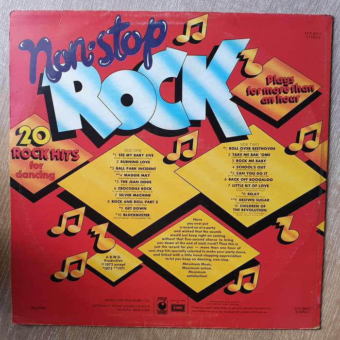 Non-Stop Rock - Vinyl LP Record - Opened  - Very-Good- Quality (VG-)