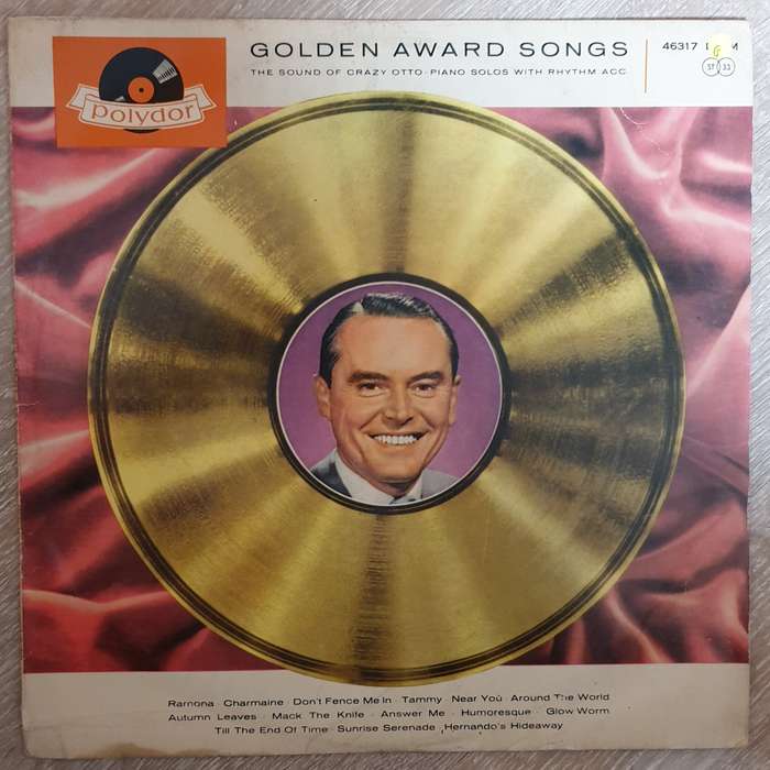 Crazy Otto - Golden Award Songs  Vinyl LP Record - Opened  - Good Quality (G)