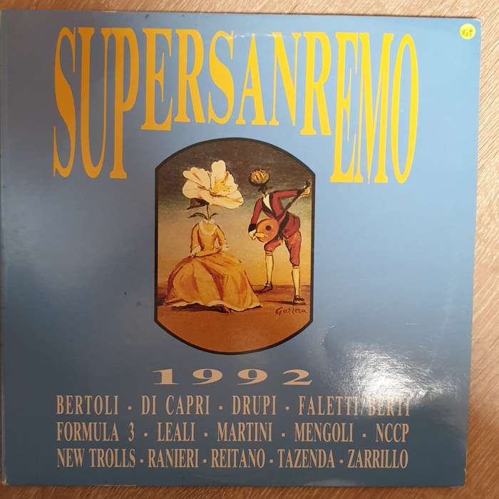 Supersanremo 1992 -  Double Vinyl LP Record - Opened  - Very-Good+ Quality (VG+)