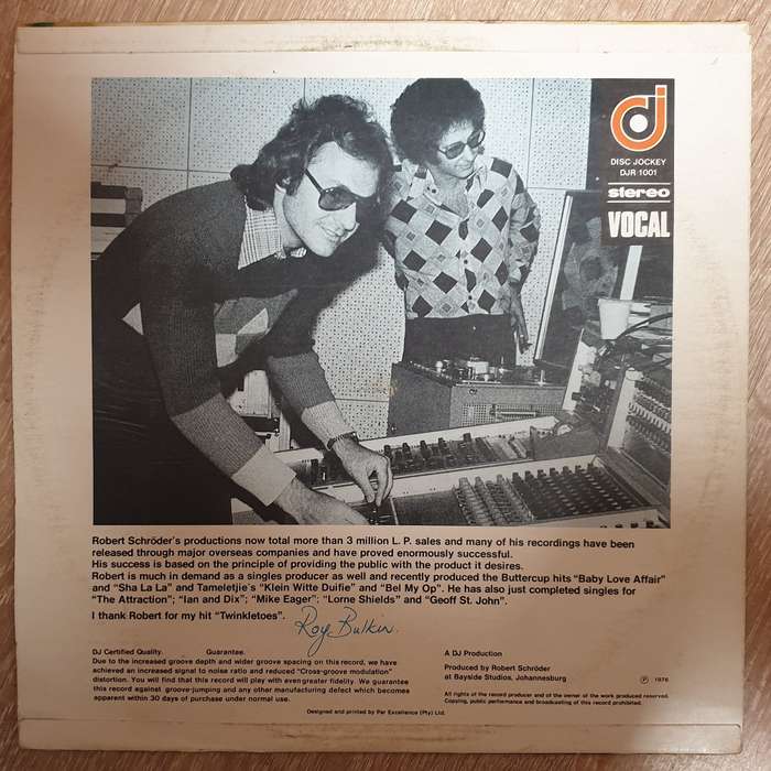 South African Top 8 - Volume 1 -  Vinyl LP Record - Opened  - Very-Good+ Quality (VG+)
