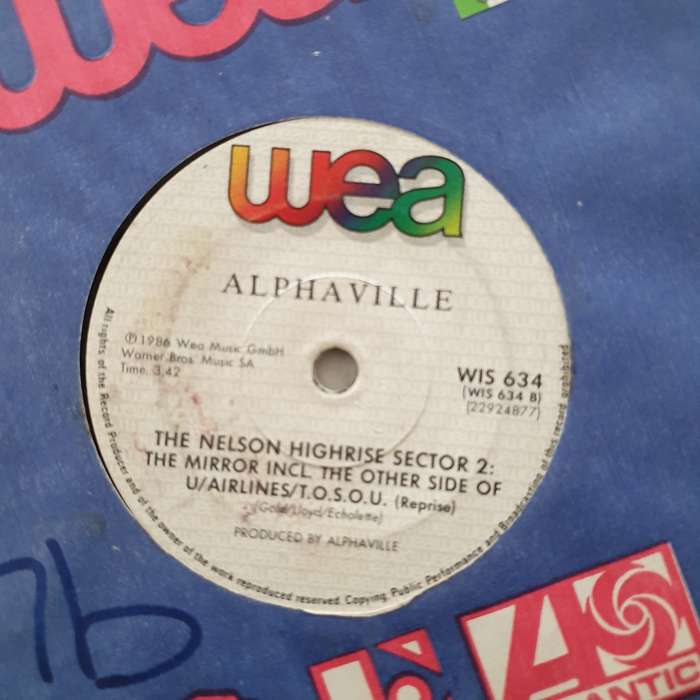 Alphaville  Dance With Me - Vinyl 7" Record - Very-Good+ Quality (VG+)