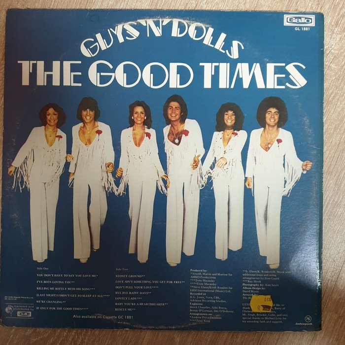 Guys 'n' Dolls  The Good Times - Vinyl LP Record - Opened  - Very-Good Quality (VG)