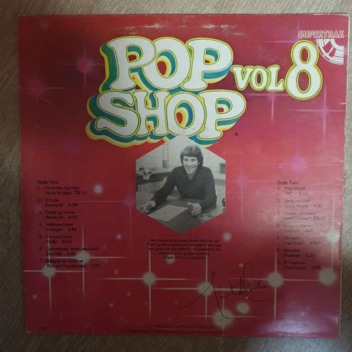 Pop Shop Vol 8 - Original Artists - Vinyl LP Record - Opened  - Very-Good Quality (VG)