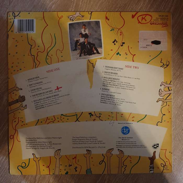 Ballyhoo - Alive - Vinyl LP Record - Opened  - Very-Good+ Quality (VG+)