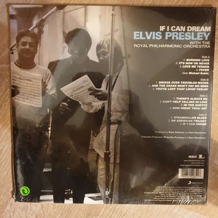 Elvis Presley With The Royal Philharmonic Orchestra  If I Can Dream - Double Vinyl LP Recor...