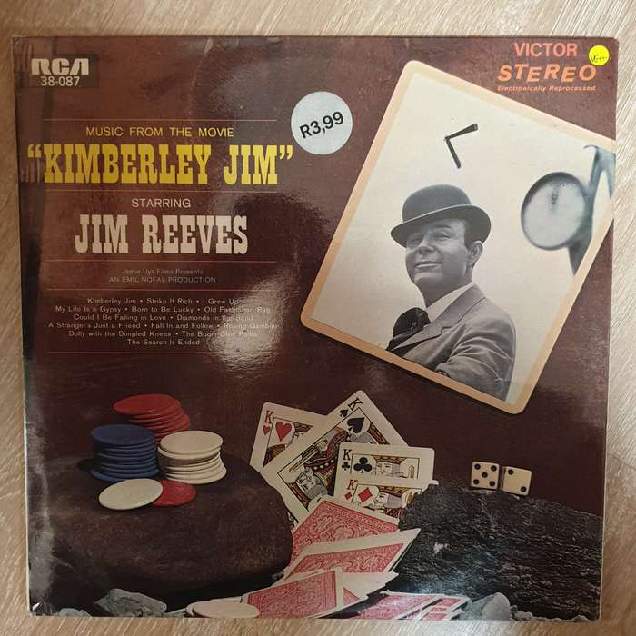 Kimberley Jim - Jim Reeves  Vinyl LP Record (VG+)