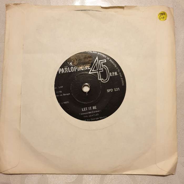 The Beatles  Let It Be - Vinyl 7" Record - Good+ Quality (G+)