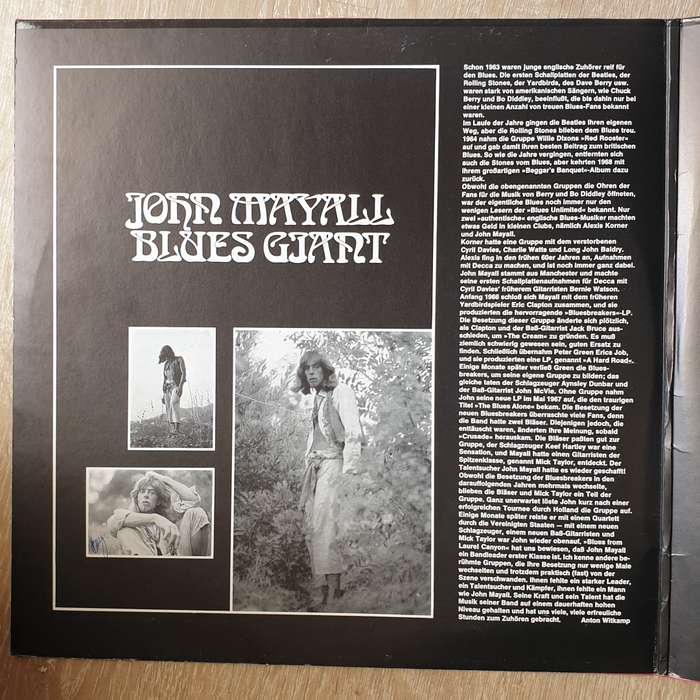 John Mayall  Blues Giant (Germany) -  Double Vinyl LP Record - Very-Good+ Quality (VG+)
